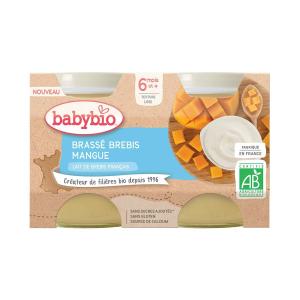 BabyBio - ბეიბი ბიო ფრანგული იოგურტი ცხვრის რძით 2 ცალი 0873