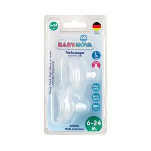 Baby Nova - ბეიბი ნოვა საწოვარა სილიკონის ფაფის 6-24 თვე 2 ცალი 14231