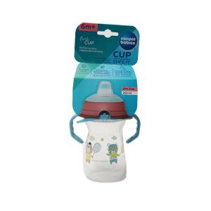 Canpol - კანპოლი ჭიქა სილიკონის საწრუპით 250მლ 56/613