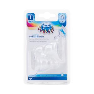 Canpol - კანპოლი სილიკონის საწოვარა ორთოდონტული ნელი 2ც 18/125