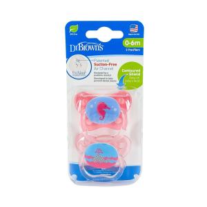 DrBrowns - დოქტორ ბრაუნი PreVent მატყუარა ვარდისფერი 0-6თ. N2 0064