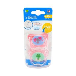 DrBrowns - დოქტორ ბრაუნი PreVent მატყუარა ვარდისფერი 6-18თ. N2 0067