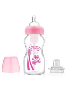 DrBrowns - დოქტორ ბრაუნი ბავშვის ბოთლი + საწოვარა 6-9თ 0960