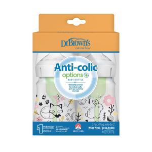 DrBrowns - დოქტორ ბრაუნი ბოთლი ფართო ყელით Options+ ტყე 2 ცალი 2739