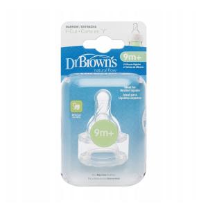 DrBrowns - დოქტორ ბრაუნი ბოთლის საწოვარა ვიწროყელიანი ფაფა 9+თ. 2ც 0491