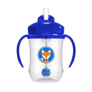 DrBrowns - დოქტორ ბრაუნი ჭიქა საწრუპით ლურჯი 270მლ 2331