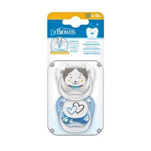 DrBrowns - დოქტორ ბრაუნი მატყუარა PreVent ლურჯი 2 ცალი 1196
