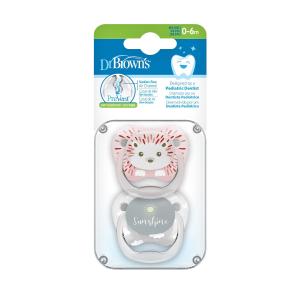 DrBrowns - დოქტორ ბრაუნი მატყუარა PreVent ვარდისფერი და ნაცრისფერი 2 ცალი 1190