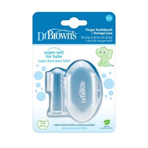 DrBrowns - დოქტორ ბრაუნი თითის სილიკონის კბილის ჯაგრისი  1169