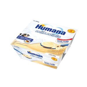 Humana - ჰუმანა მანანის რძიანი პუდინგი ვანილით 100გ 4 ცალი 4483