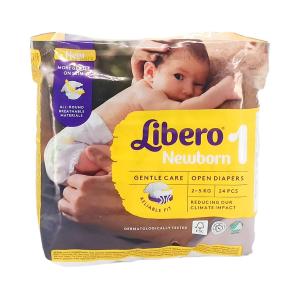 Libero - ლიბერო ბავშვის საფენი newborn 2-5 კგ 24 ცალი 7562