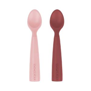 Minikoioi - მინიკოიოი კოვზი სილიკონის ვარდისფერი 2 ცალი 3349