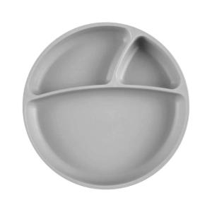 Minikoioi - მინიკოიოი თეფში დანაყოფებიანი ნაცრისფერი 0676