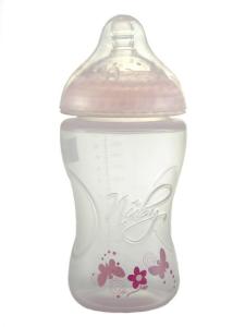 Nuby - ნუბი ბოთლი 330მლ ვარდისფერი N6  2894