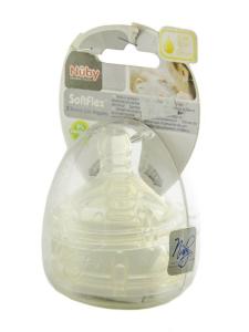 Nuby - ნუბი ბოთლის საწოვარა 0+ 2ც 7660