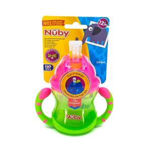 Nuby - ნუბი ჭიქა მყარი საწრუპით 240მლ 1277