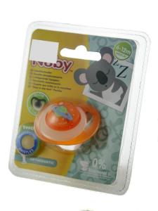 Nuby - ნუბი მატყუარა ორთოდონტული მასაჟორით 6-18თვე 8839