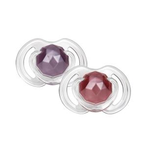 Nuby - ნუბი მატყუარა ფერადი 6-36 თვე 2ცალი 8313