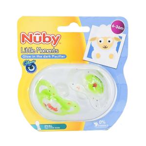 Nuby - ნუბი საწოვარა ოვალური 2 ცალი 6-36 თვე 8925