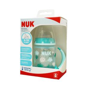 Nuk - ნუკი ბოთლი სასწავლო სილიკონის თავით 150 მლ 8951