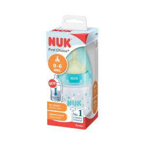 Nuk - ნუკი პლასმასის ბოთლი 150მლ ლატექსის მატყუარით 0087