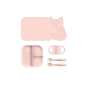 ჭურჭლის ნაკრები ვარდისფერი 5365 მინილენდი - Miniland