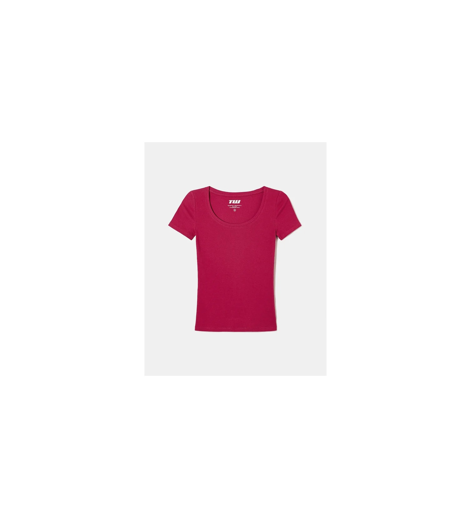 მაისურები Tally Weijl - PINK BASIC T-SHIRT