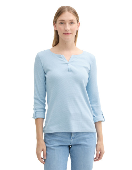 მაისურები Tom Tailor - T-shirt Stripe Henley