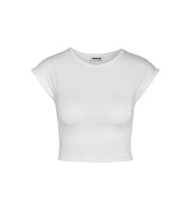 მაისურები Noisy May - NMKATINKA CAPSLEEVE SOLID CROP TOP FWD