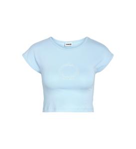 მაისურები Noisy May - NMKATINKA S/S PRINT CROP TOP FWD JRS