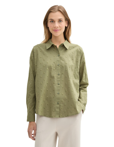 პერანგი Tom Tailor - Dot Structure Blouse