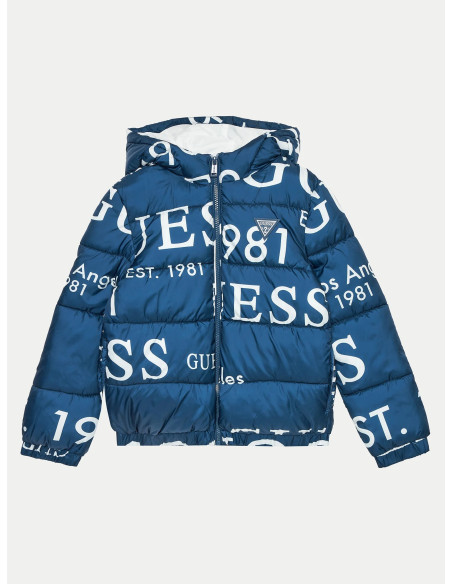 ბავშვის ქურთუკი GUESS - OVERSIZE HOODED PADDED JACKET