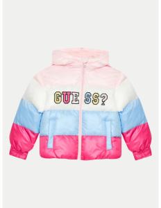 ბავშვის ქურთუკი GUESS - HOODED LS PADDED PUFFER W/ZIP