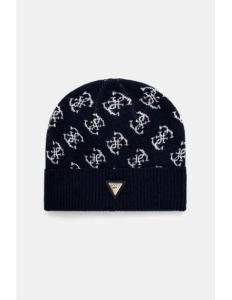 ქალის ქუდი GUESS - ALLOVER JACQUARD BEANIE