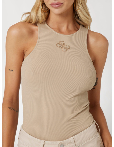 მაისურები GUESS - SL ROUND NK GUENDALINA TOP