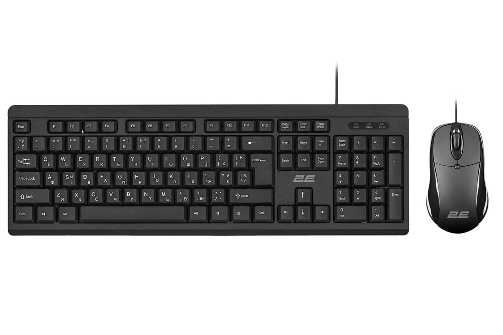 2E MK401 USB Combo Black EN/Cyrillic