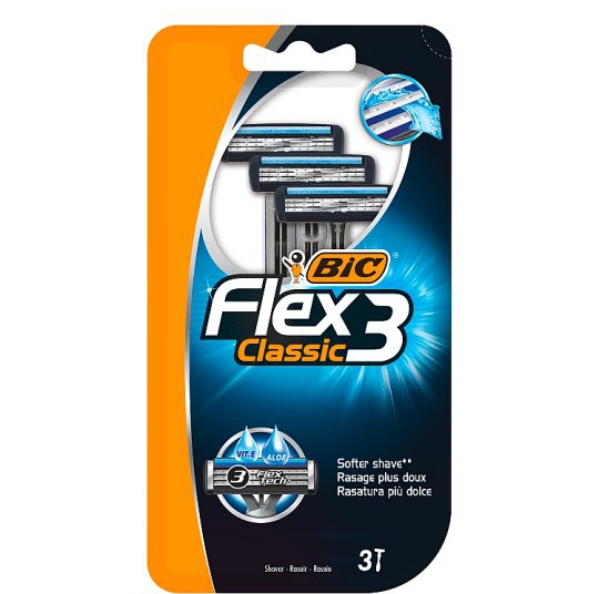 BIC ერთჯერადი საპარსი Flex 3