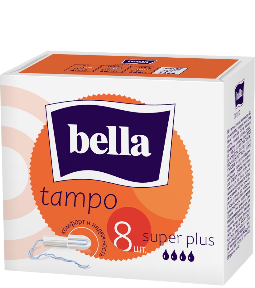 Bella Super Plus ტამპონი 4 წვეთიანი