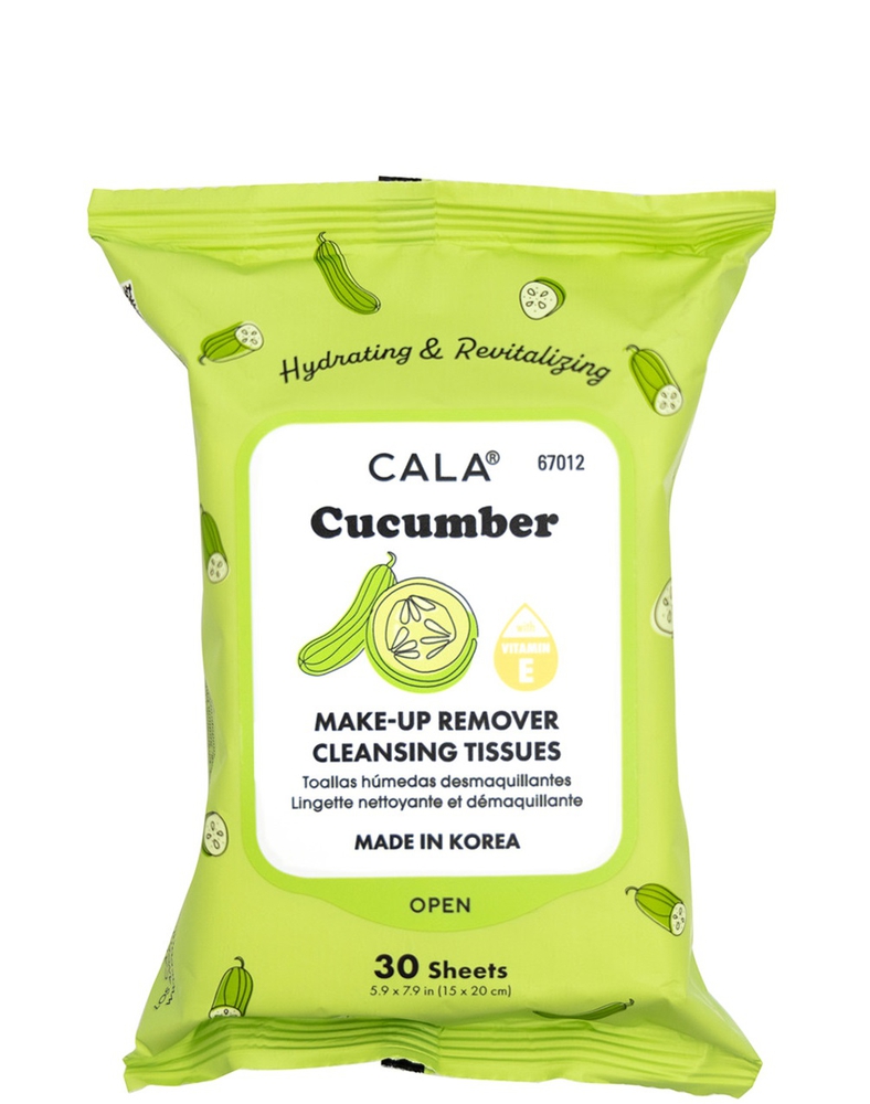 Cala Cucumber მაკიაჟის მოსაშორებელი ხელსახოცი