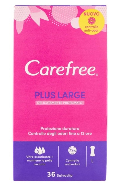 Carefree Plus Large ყოველდღიური ჰიგიენური საფენი