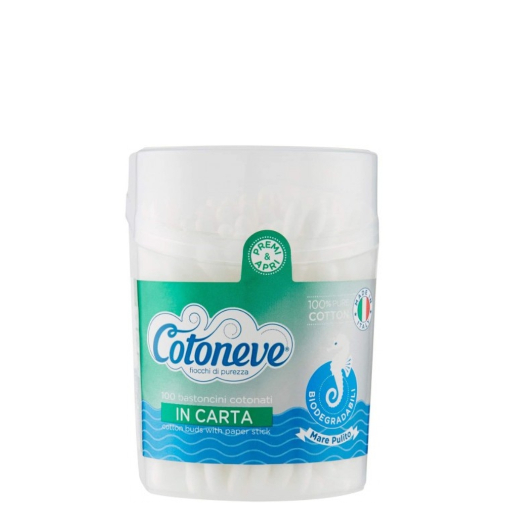 Cotoneve ყურის ჩხირი, 100 ცალი