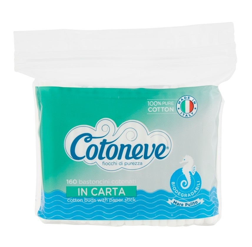 Cotoneve ყურის ჩხირი, 160 ცალი