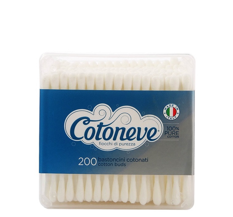 Cotoneve ყურის ჩხირი, 200 ცალი