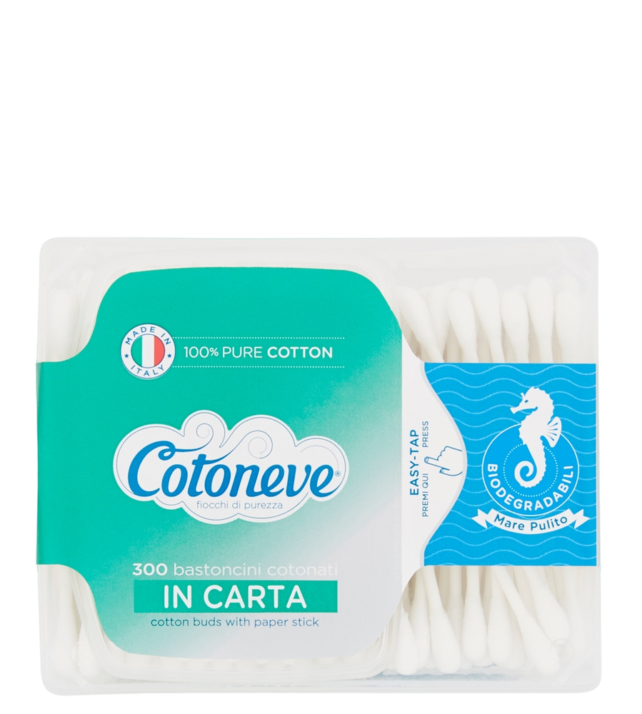 Cotoneve ყურის ჩხირი, 300 ცალი