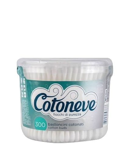 Cotoneve ყურის ჩხირი, 300 ცალი