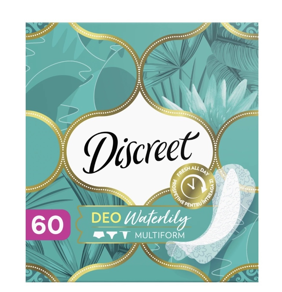 Discreet ყოველდღიური ჰიგიენური საფენი Deo