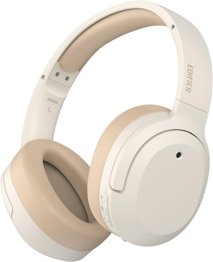 Edifier W820NB Plus Wireless Noise Cancellation Over-Ear Headphones Ivory