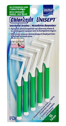 Intermed Unisept კბილთაშორისი ჯაგრისი Green