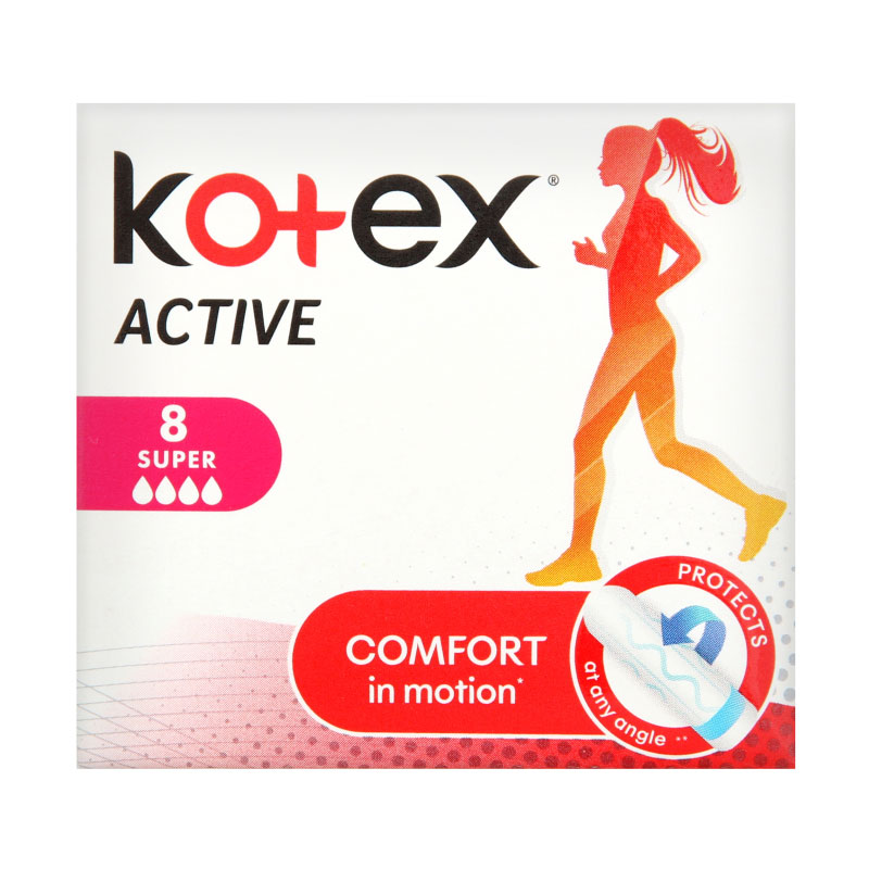 Kotex Active ტამპონი 4 წვეთიანი