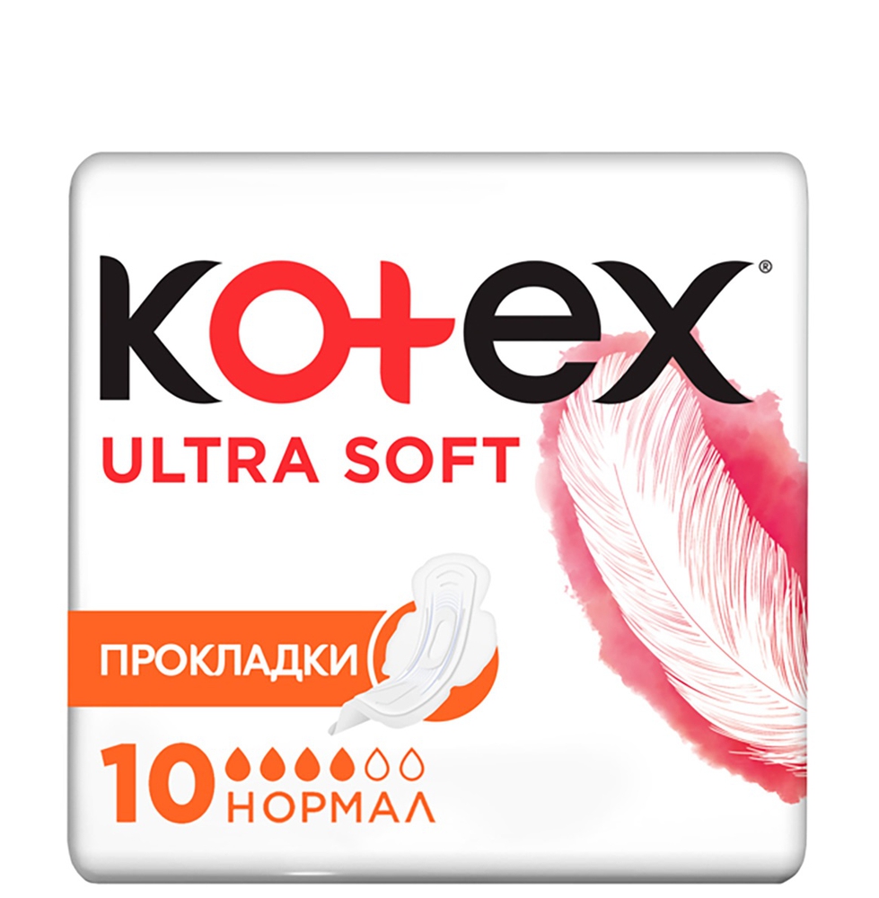 Kotex Ultra-Soft Normal ჰიგიენური საფენი 4 წვეთიანი